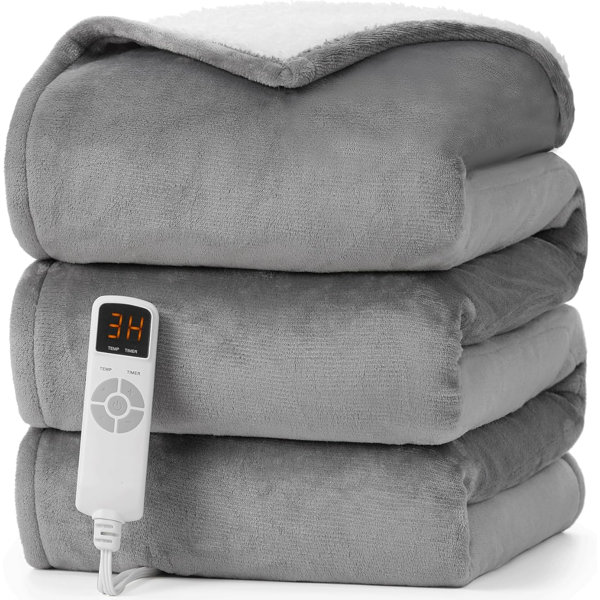 Belleze Heated Blanket Electric Throw 50"X60" Wayfair